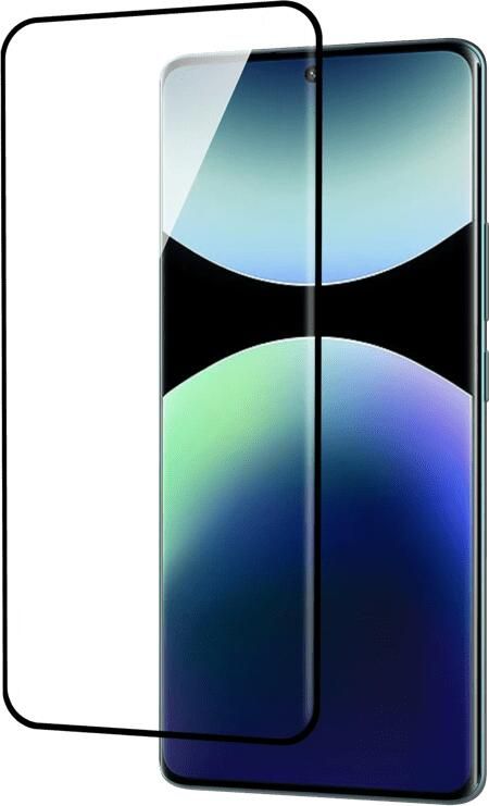 Just in case Full Cover Xiaomi Redmi Note 14 Pro 4G 5G Screenprotector Zwart