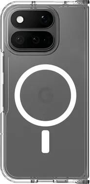 Just in case Google Pixel 11 Pro Fold Back Cover met Magneet Transparant