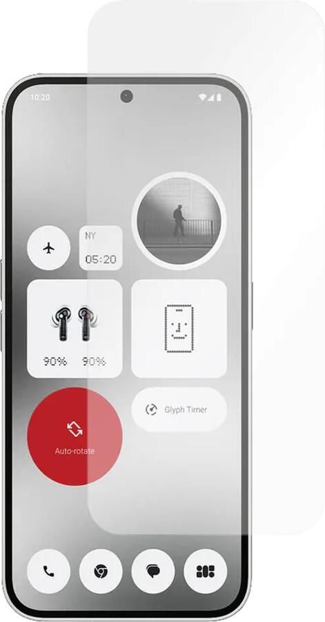 Just in case Nothing Phone (2a) Tempered Glass Screenprotector Transparant