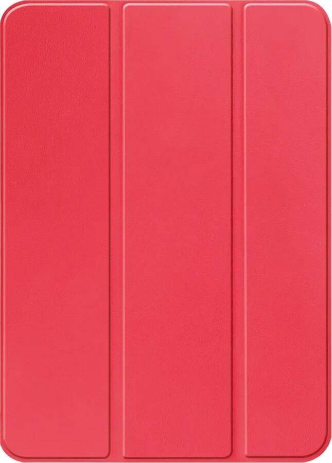 Just in case Smart Tri-Fold Apple iPad (2025 2022) Book Case Rood