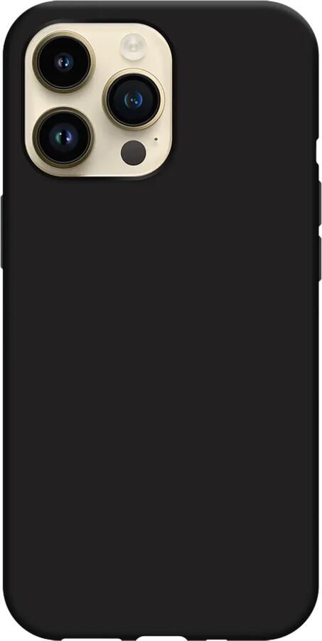Just in case Soft Design Apple iPhone 14 Pro Max Back Cover Zwart
