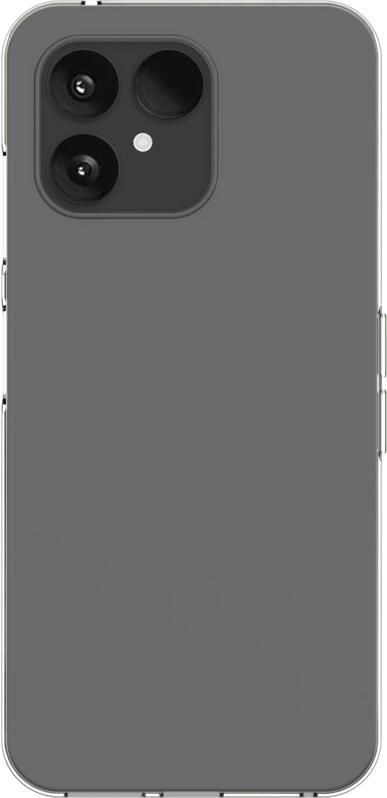 Just in case Soft Design Fairphone 6 Back Cover Transparant