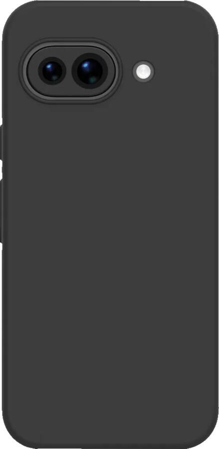 Just in case Soft Design Google Pixel 9a Back Cover Zwart