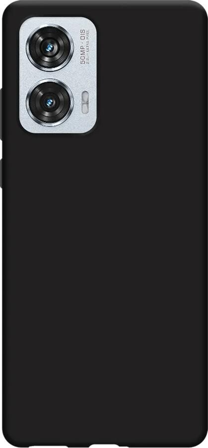 Just in case Soft Design Motorola Edge 50 Fusion Back Cover Zwart