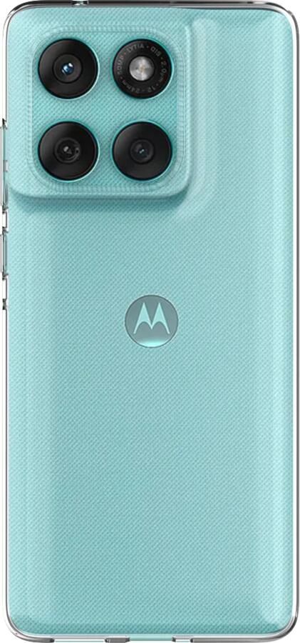 Just in case Soft Design Motorola Edge 60 Fusion Back Cover Transparant