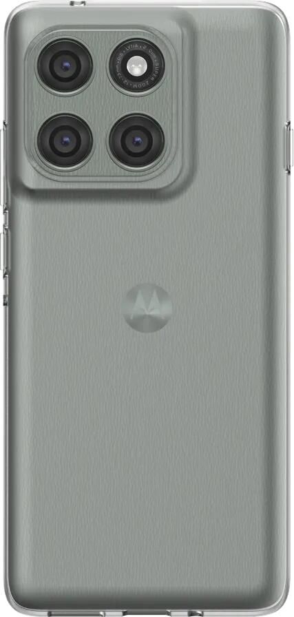 Just in case Soft Design Motorola Edge 60 Pro Back Cover Transparant