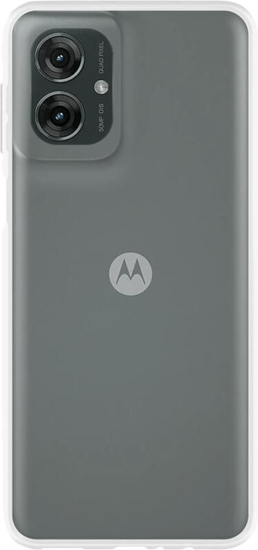 Just in case Soft Design Motorola Moto G55 Back Cover Transparant