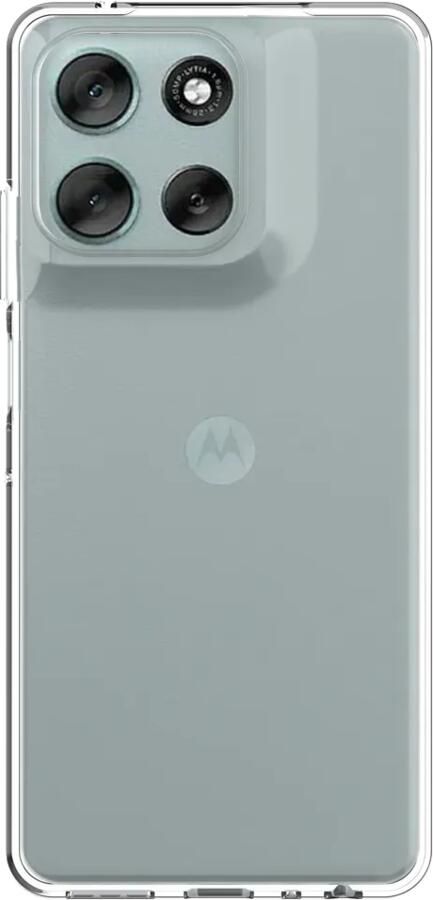Just in case Soft Design Motorola Moto G56 Back Cover Transparant