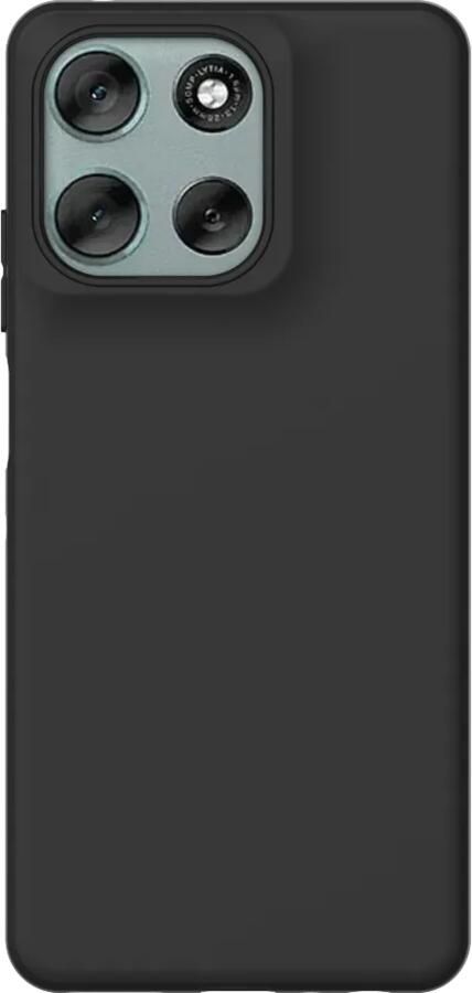 Just in case Soft Design Motorola Moto G56 Back Cover Zwart