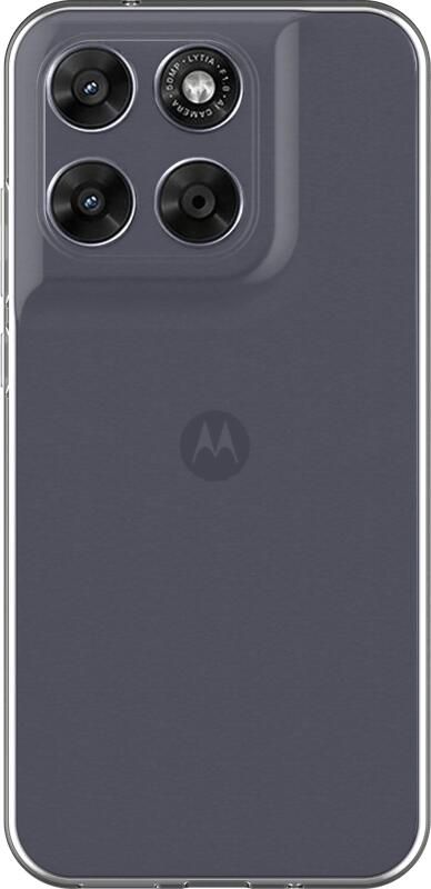 Just in case Soft Design Motorola Moto G67 G77 Back Cover Transparant
