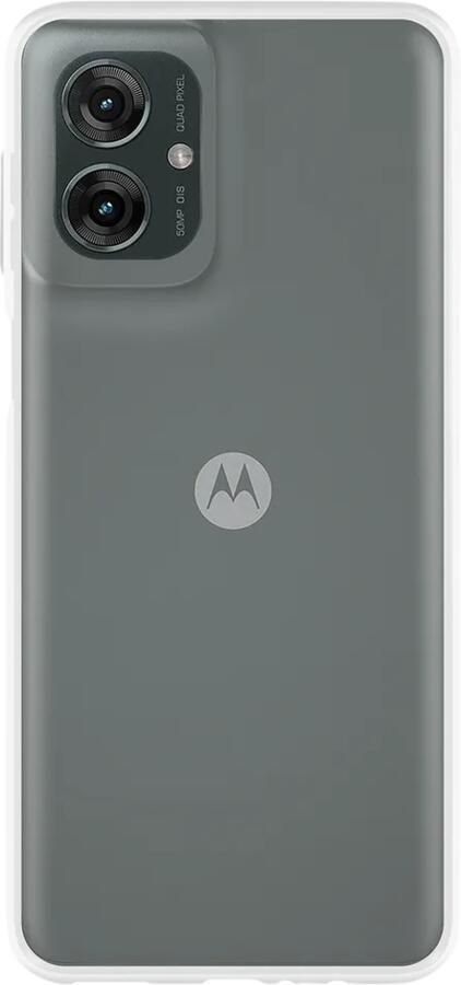 Just in case Soft Design Motorola Moto G75 Back Cover Transparant