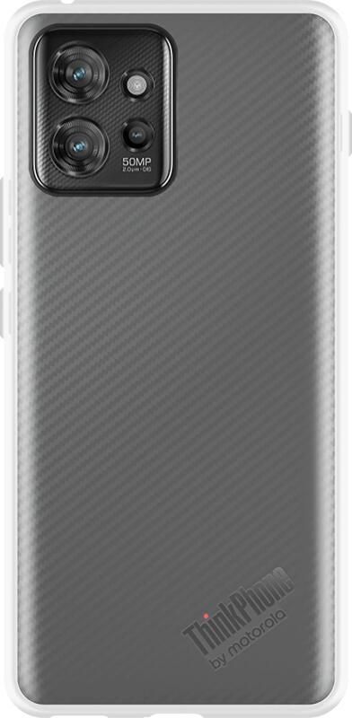 Just in case Soft Design Motorola ThinkPhone Back Cover Transparant