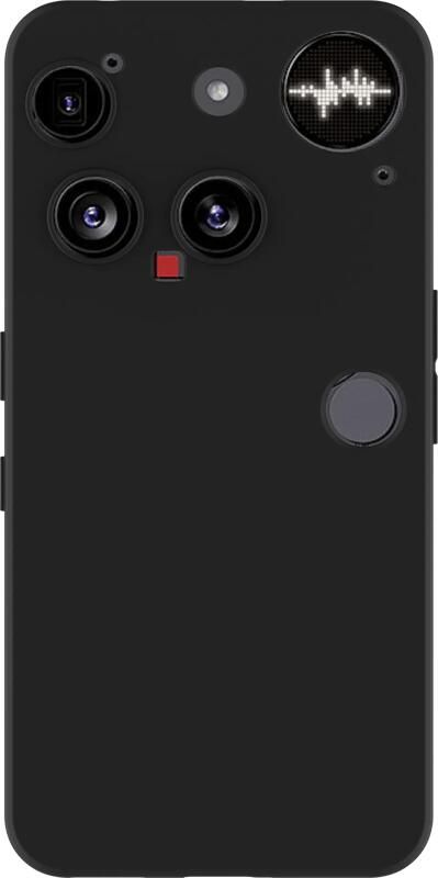 Just in case Soft Design Nothing Phone (3) Back Cover Zwart