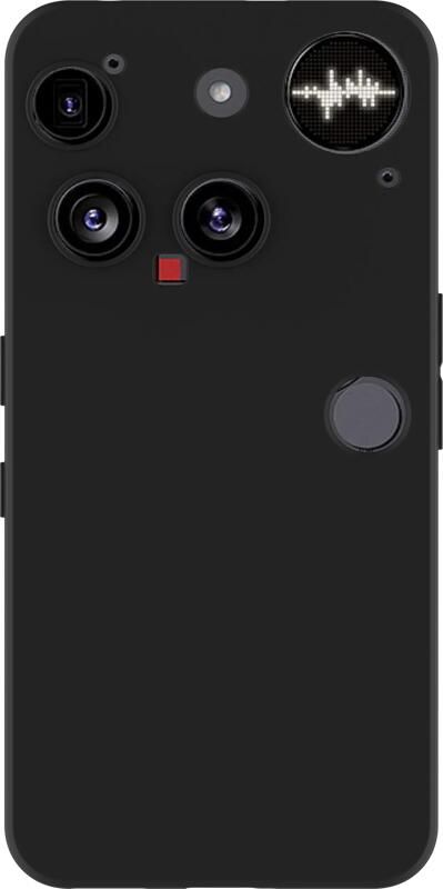 Just in case Soft Design Nothing Phone (3) Back Cover Zwart