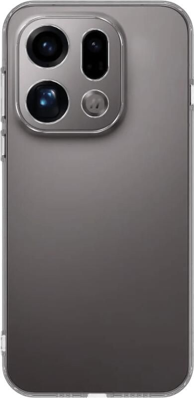 Just in case Soft Design Oppo Find X9 Back Cover Transparant