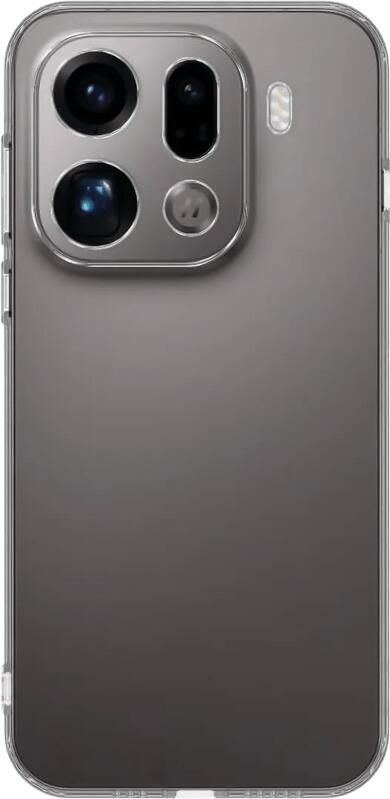 Just in case Soft Design Oppo Find X9 Pro Back Cover Transparant