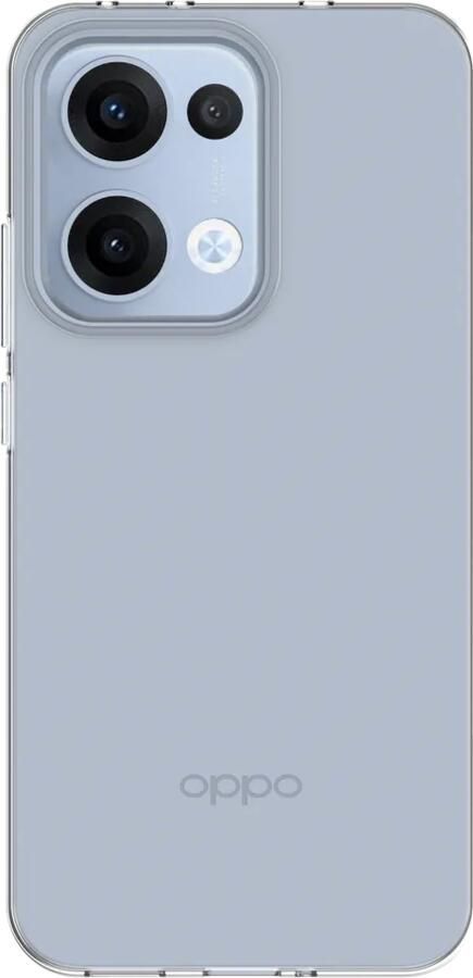 Just in case Soft Design Oppo Reno 13 Back Cover Transparant