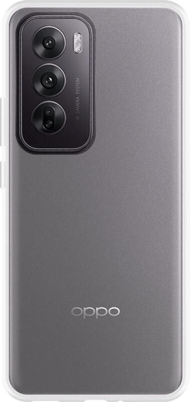 Just in case Soft Design Oppo Reno12 Soft Back Cover Transparant