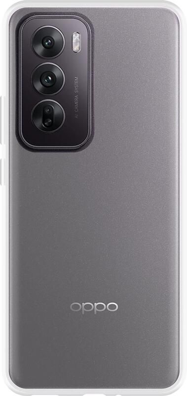 Just in case Soft Design Oppo Reno12 Soft Back Cover Transparant