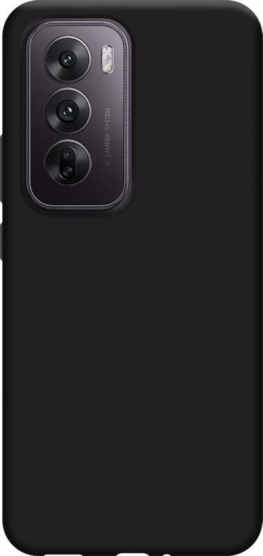 Just in case Soft Design Oppo Reno12 Soft Back Cover Zwart