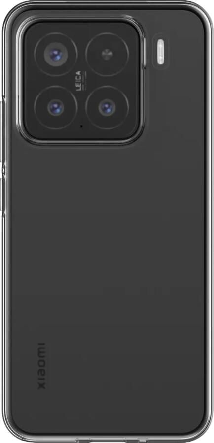 Just in case Soft Design Xiaomi 15 Back Cover Transparant