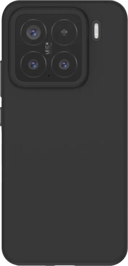 Just in case Soft Design Xiaomi 15 Back Cover Zwart