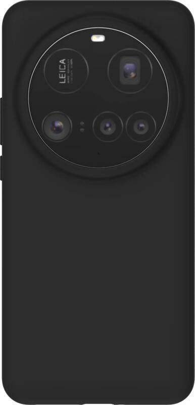 Just in case Soft Design Xiaomi 17 Ultra Back Cover Zwart