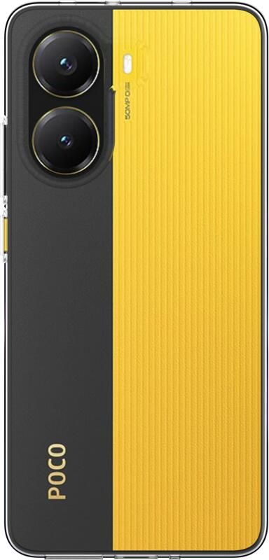 Just in case Soft Design Xiaomi Poco X7 Pro Back Cover Transparant