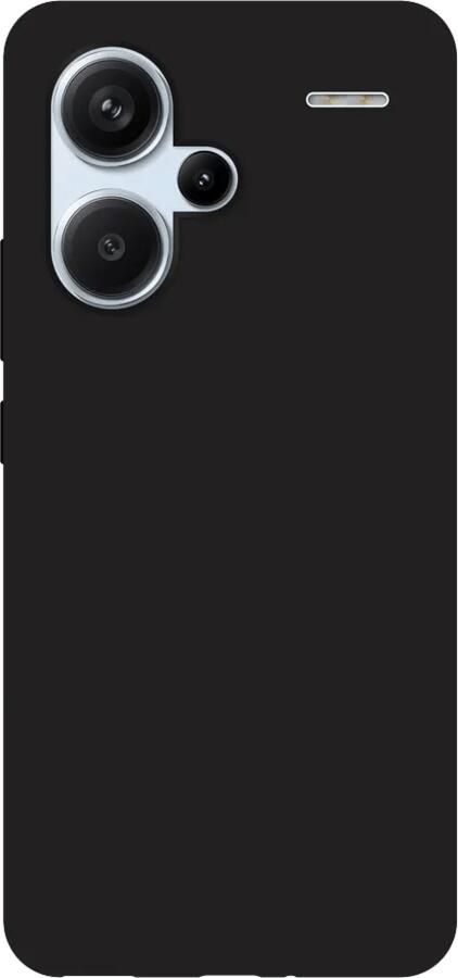 Just in case Soft Design Xiaomi Redmi Note 13 Pro+ Back Cover Zwart