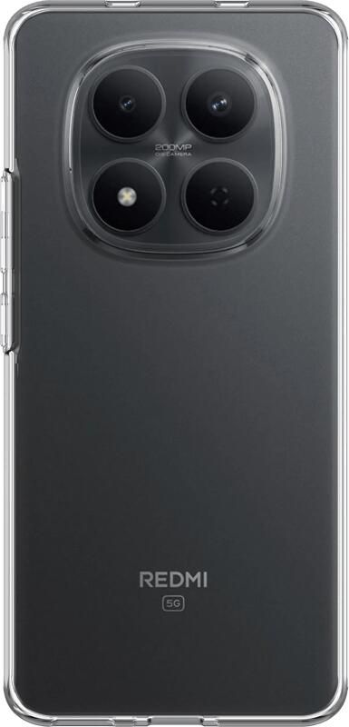 Just in case Soft Design Xiaomi Redmi Note 15 Back Cover Transparant