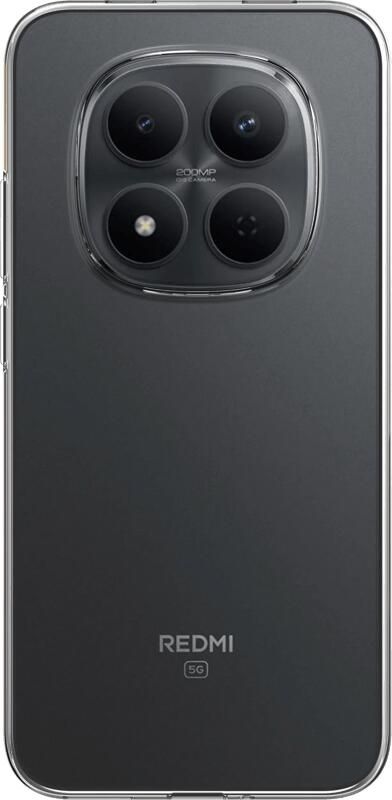 Just in case Soft Design Xiaomi Redmi Note 15 Pro+ 5G Back Cover Transparant