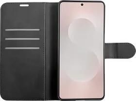 Just in case Wallet Samsung Galaxy S25 Edge Book Case Zwart