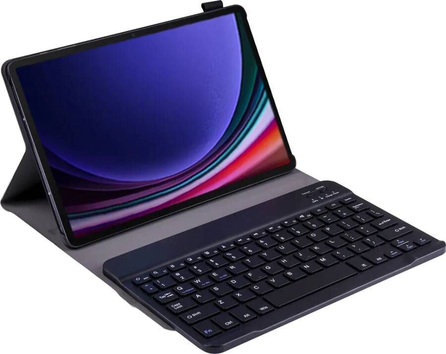 Just in case Samsung Galaxy Tab S9 S9 FE S10 Lite Toetsenbordhoes QWERTY Zwart