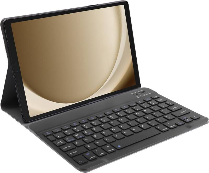 Just in case Samsung Galaxy Tab A9 Toetsenbord Hoes QWERTY Zwart