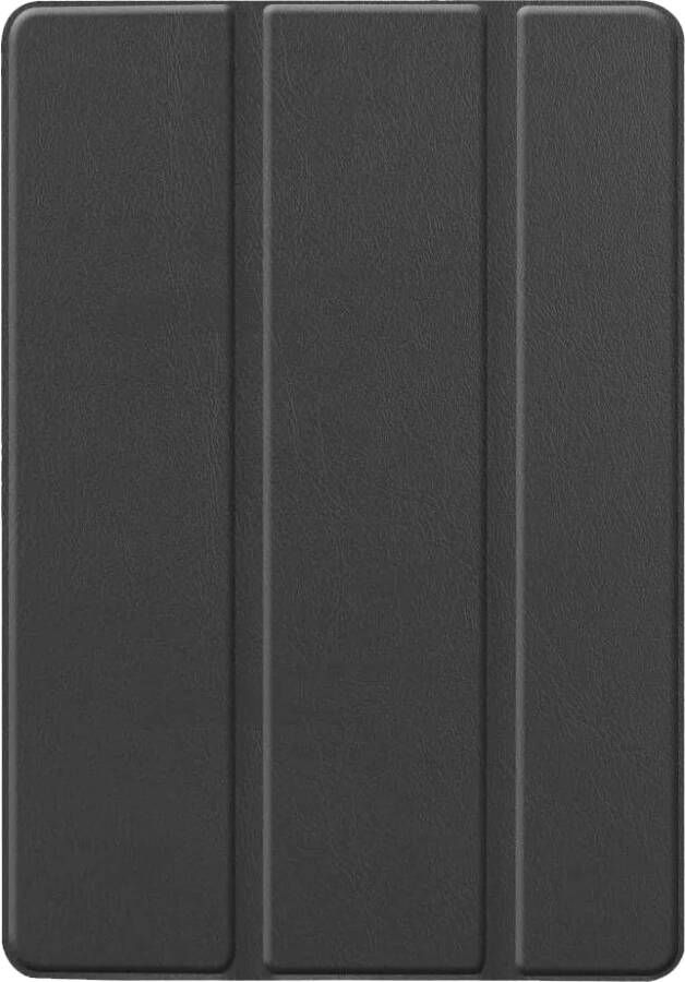 Just in case Smart Tri-Fold Apple iPad (2021 2020) Book Case Zwart