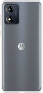 Just in case Soft Design Motorola Moto E13 Back Cover Transparant
