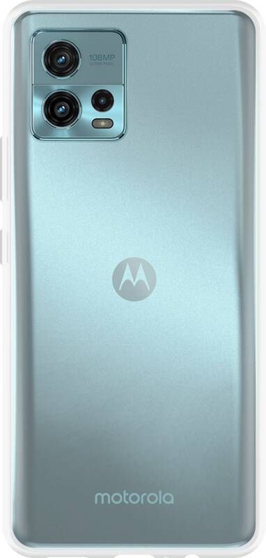 Just in case Soft Motorola G72 Back Cover Transparant