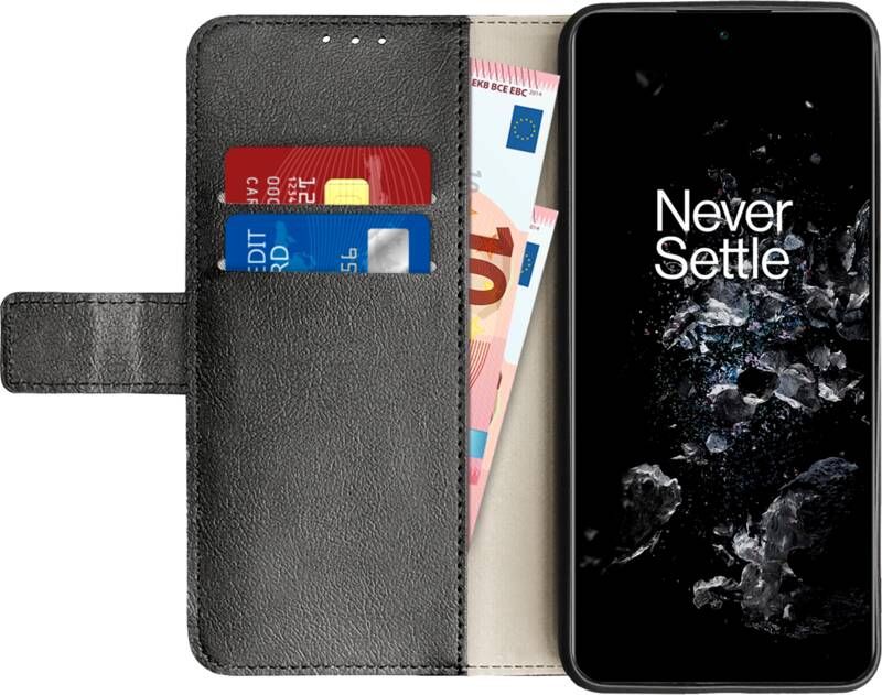 Just in case Wallet OnePlus 10T Book Case Zwart