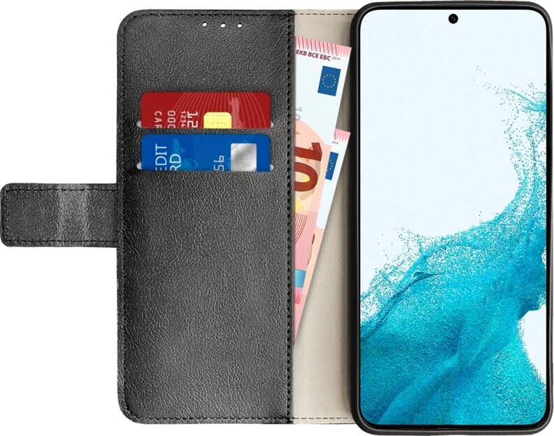 Just in case Wallet Samsung Galaxy A34 Book Case Zwart