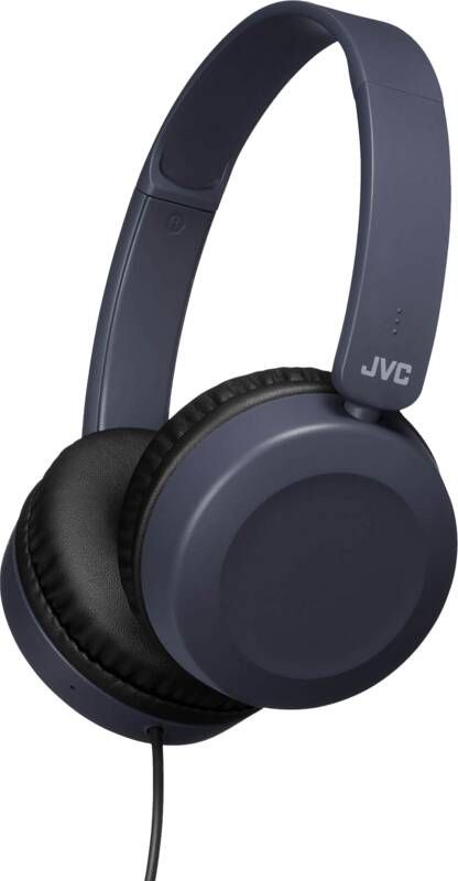 JVC HA-S31M On Ear inclusief microfoon koptelefoon (Kleur: blauw)