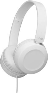 JVC HA-S31M On Ear inclusief microfoon koptelefoon (Kleur: wit)