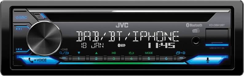 JVC KD-DB912BT DAB+ autoradio CD speler
