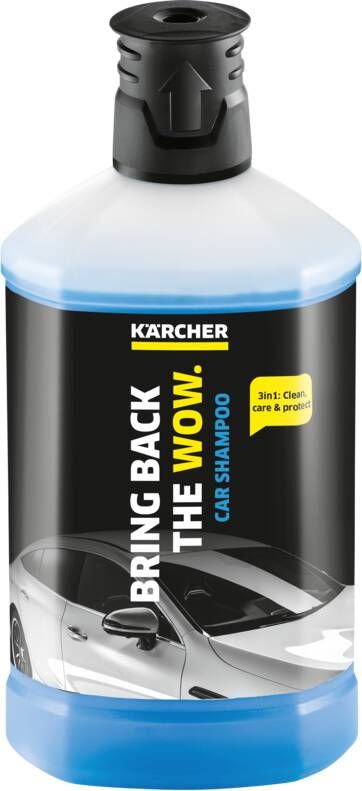 Kärcher Plug&Clean Autoshampoo autoreiniger 3IN1 1L