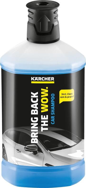 Kärcher Autoshampoo RM 610 1 liter reinigingsmiddel Plug 'n Clean Hogedrukreiniger 3-in-1 reiniger Voertuigen