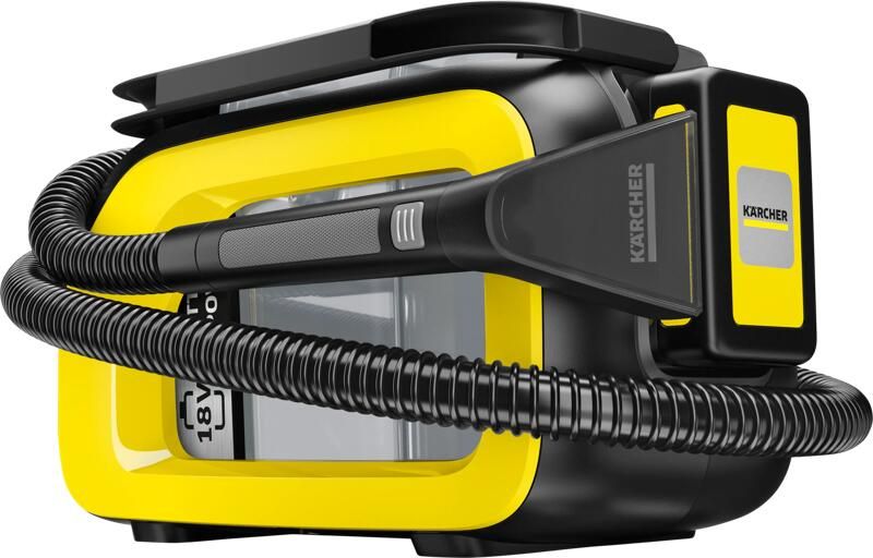 Kärcher SE 3-18 Compact Tapijtreiniger Sproei-extractie 18 V accu-aangedreven Excl. accu en lader Bekledingszuigmond
