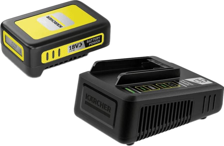 Kärcher 18 V Starter Kit Gereedschapsaccu en lader 18 V 2.5 Ah Lithium-ion