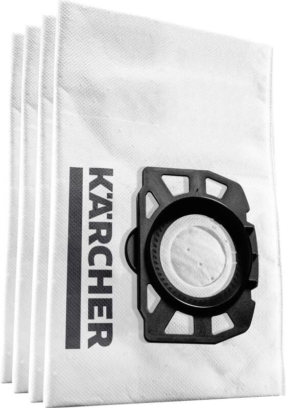 Karcher KFI 357 vliesfilterzakken voor WD 2 Plus WD 3 KWD 1-3 SE 4001 & SE 4002 Hogedrukreiniger accessoire Wit
