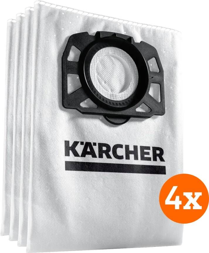Karcher Kärcher Stofzakken WD 4 5 6&MV 4 5 6 Vlies (4st) | Overige toebehoren | Accessoires&Toebehoren Stofzuigers toebehoren | 2.863-006.0