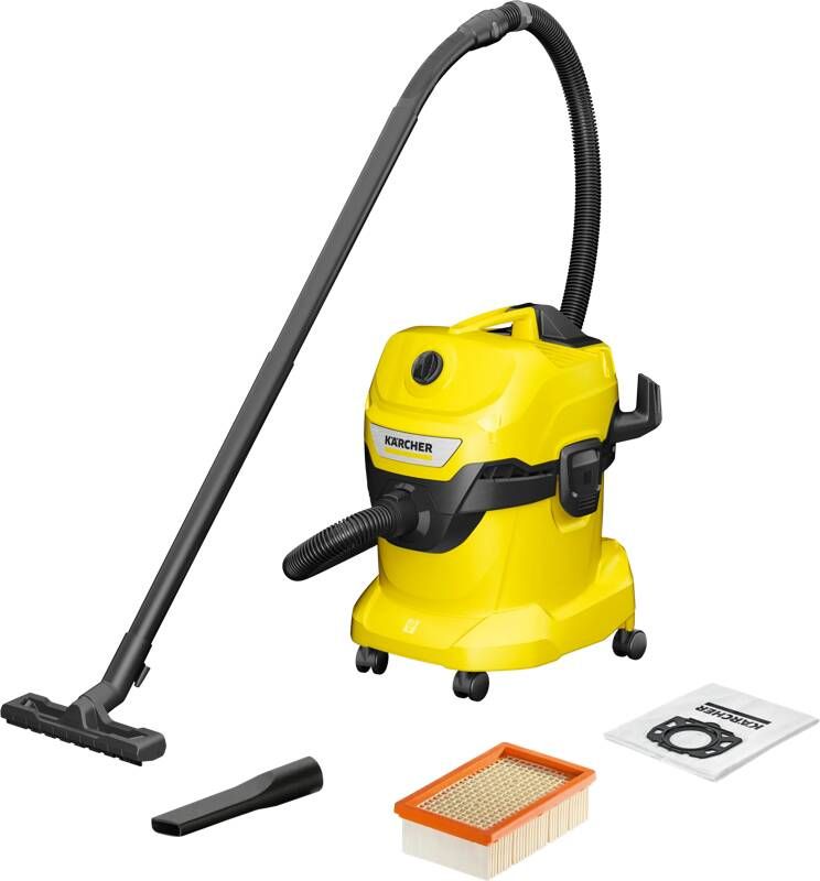 Kärcher WD 4 V-20 5 22 Nat- en Droogzuiger 1000 W 20 liter Vlakfilter