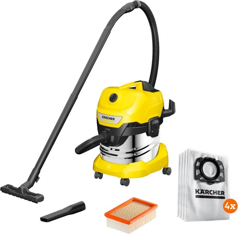 Karcher WD 5 S V-25 5 22 + stofzuigerzakken (4x)